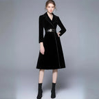 Trench-Coat-Feminino-Haute-Elegance-Azul-Midi-com-cinto