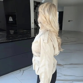 Trench-Coat-Feminino-Noble-Essence-Curto-Bege-Turtleneck-4