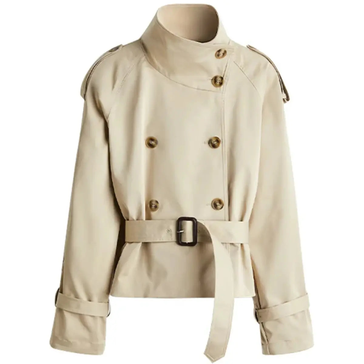 Trench-Coat-Feminino-Noble-Essence-Curto-Bege-Turtleneck