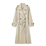 Trench Coat Feminino Sartoria Longo Caqui