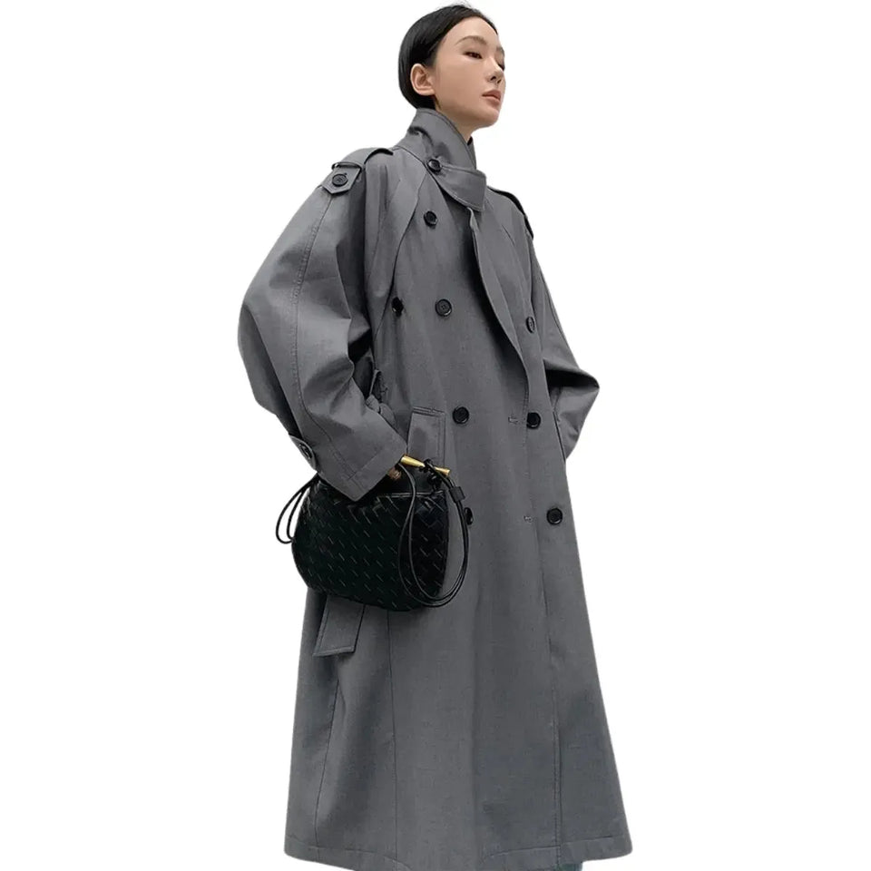 Trench-Coat-Feminino-Velluto-Cinza