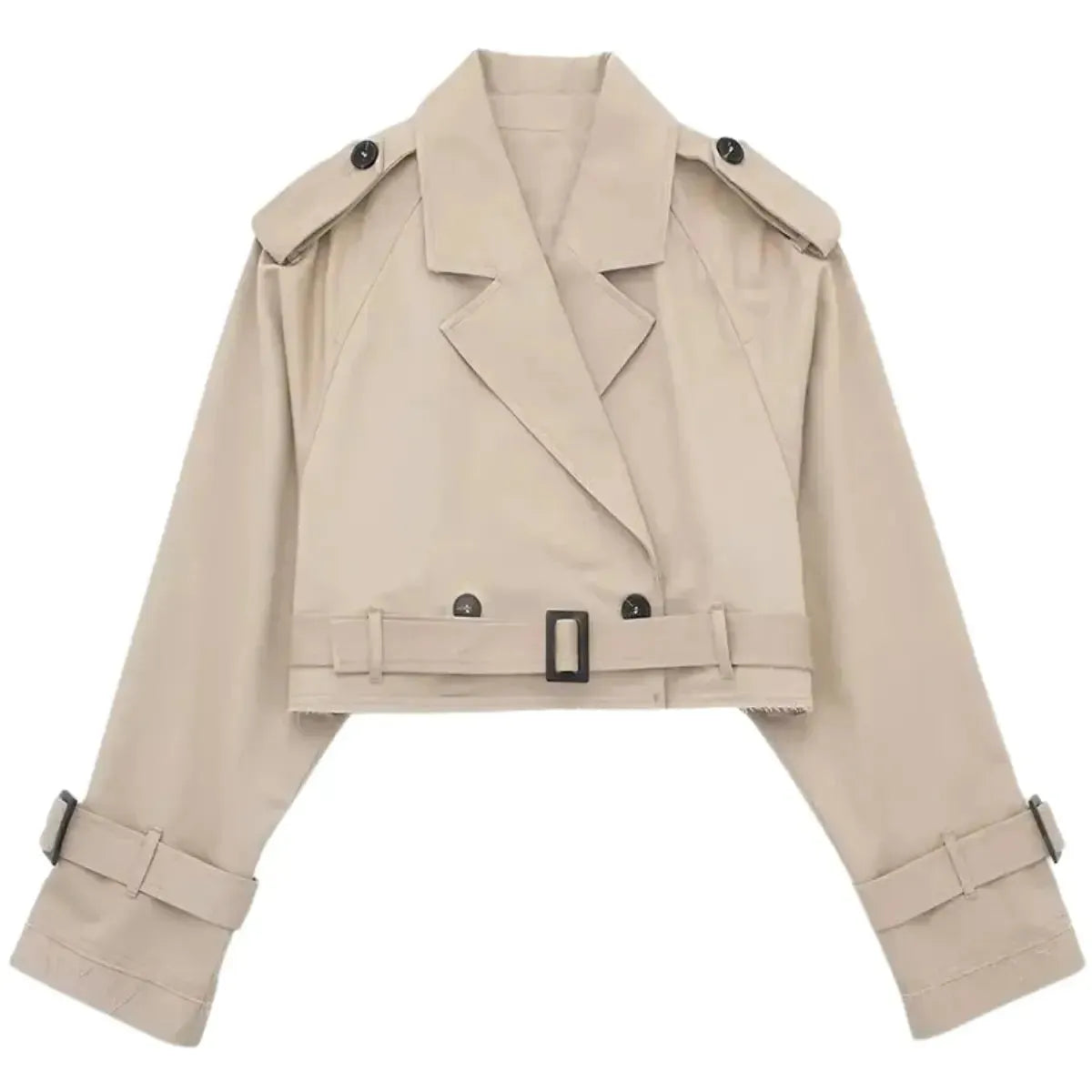 Trench-Coat-Feminino-eclat-Caqui-Cropped-com-Cinto