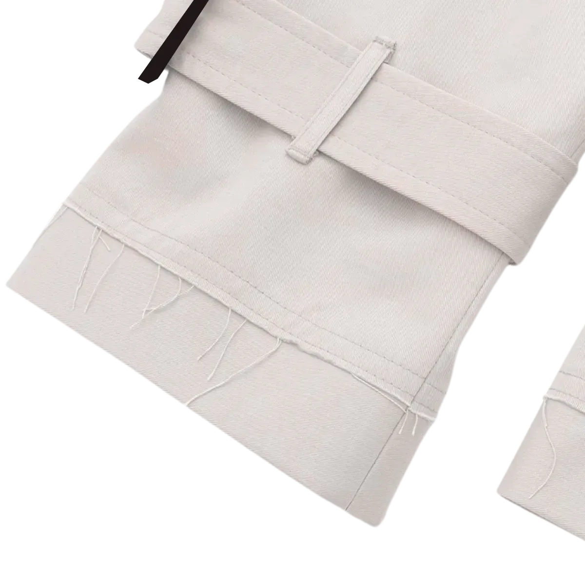 Trench-Coat-Feminino-eclat-Cinza-Cropped-com-Cinto-2