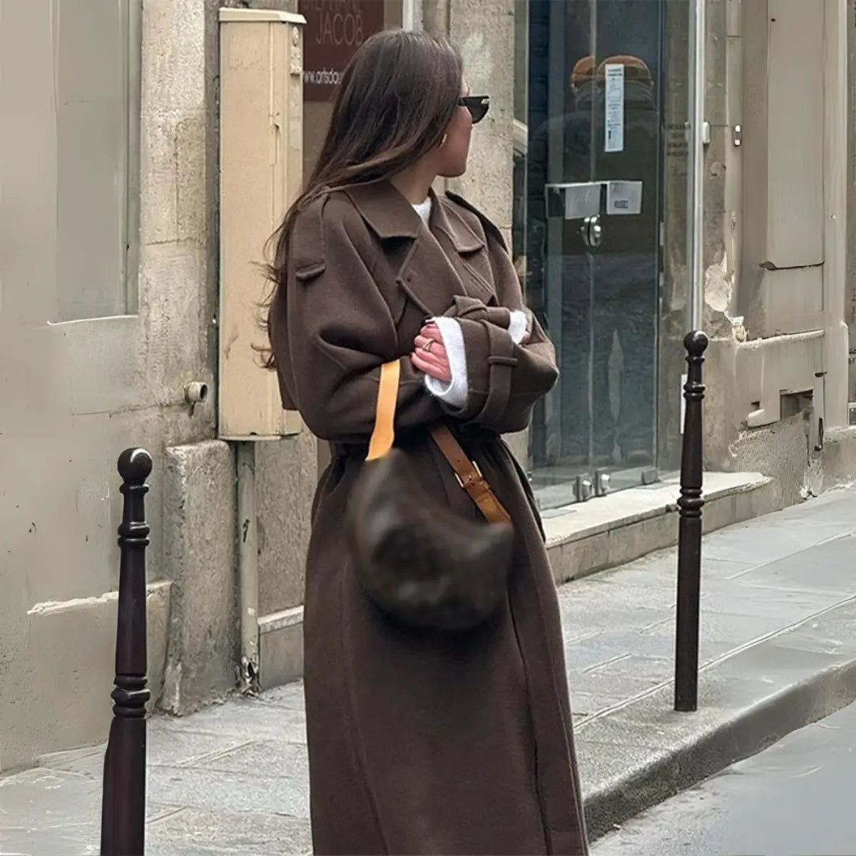 Trench-Coat-Seraphine-Elegante-Longo-Marrom-4