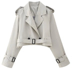 Trench-coat-Feminino-Imperial-Elegance-Curto-Cinza
