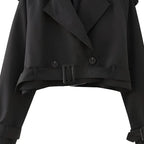 Trench-coat-Feminino-Imperial-Elegance-Curto-Preto-4