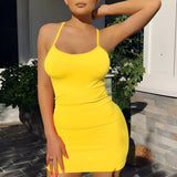 Vestido de Verão Éclat Jaune Lumière