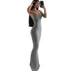 Vestido-de-Verao-Lumiere-Grafite-Acetinado