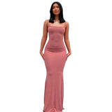 Vestido de Verão Lumière Rosa Blush Queimado