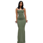 Vestido-de-Verao-Lumiere-Verde-Oliva-Sofisticado