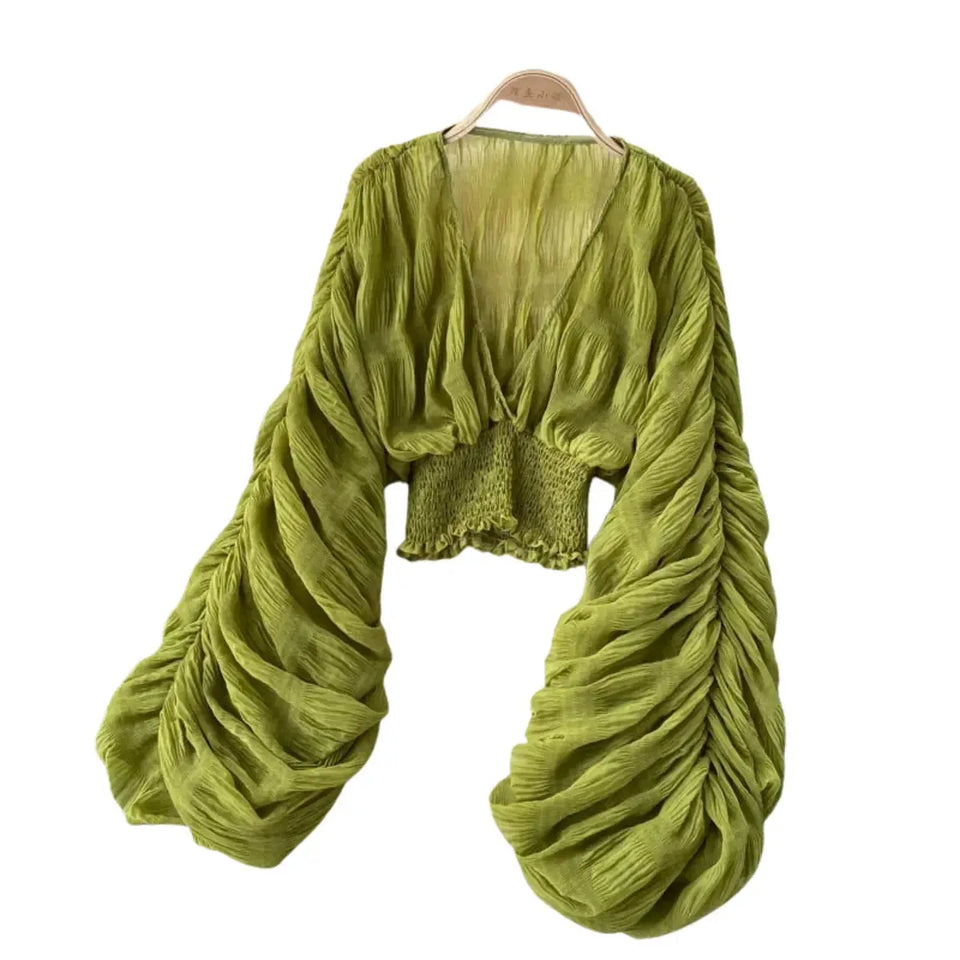 blusa-manga-longa-feminina-verde-soltinha-dia-a-dia